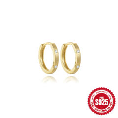 925 sterling silver basic huggie earrings mall hoop earrings