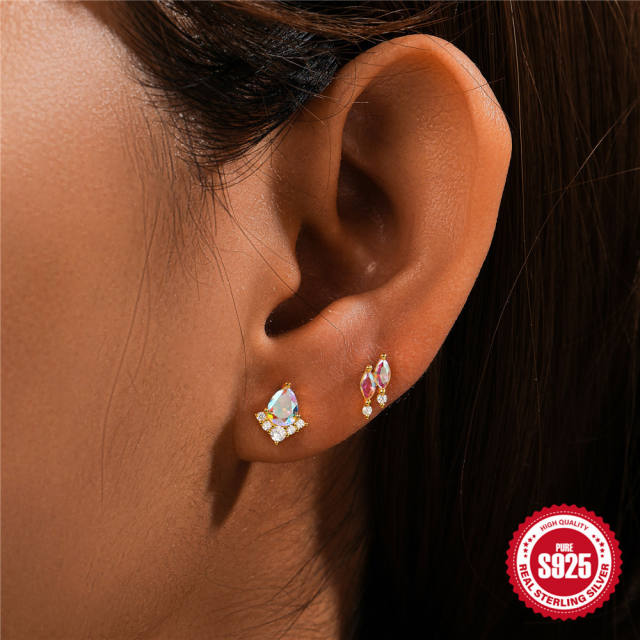925 sterling silver moonstone elegant nap earrings