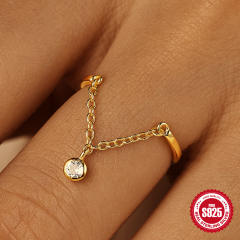 925 sterling silver v shape finger rings