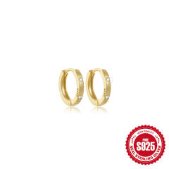 925 sterling silver basic huggie earrings mall hoop earrings