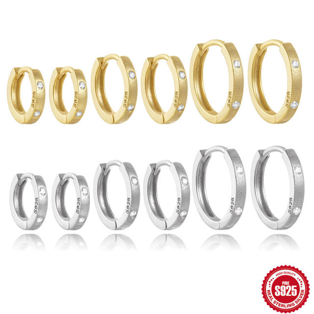 925 sterling silver basic huggie earrings mall hoop earrings