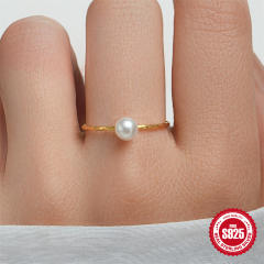 925 sterling silver gold color diamond finger rings