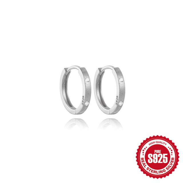 925 sterling silver basic huggie earrings mall hoop earrings