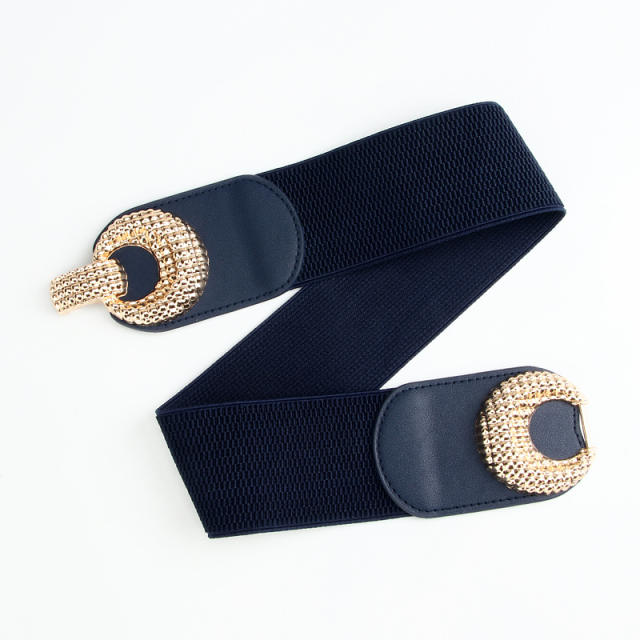 Elegant easy match women dress elastic corset belt