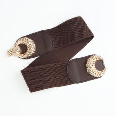 Elegant easy match women dress elastic corset belt