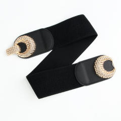Elegant easy match women dress elastic corset belt