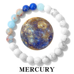 Solar System Eight Planets Energy Bracelet Natural stone bracelet