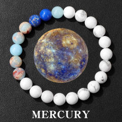 Solar System Eight Planets Energy Bracelet Natural stone bracelet