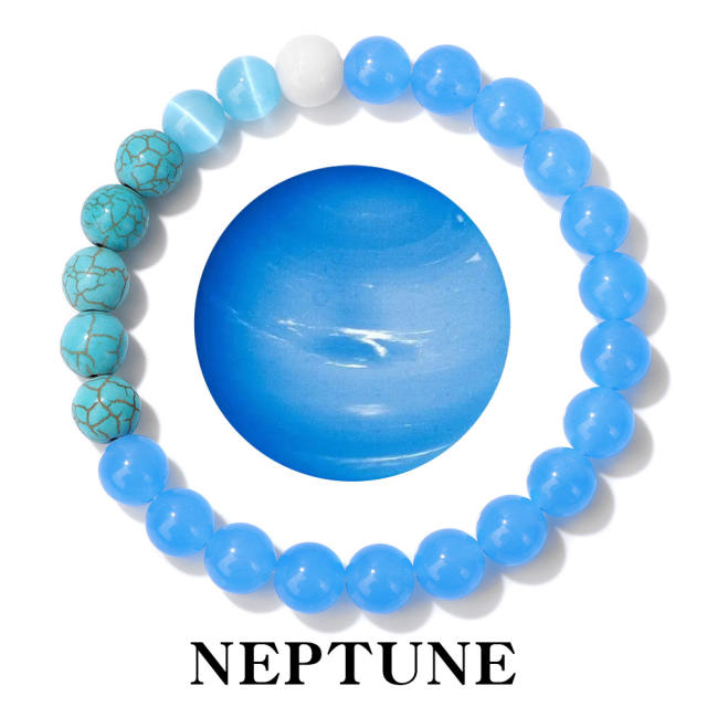 Solar System Eight Planets Energy Bracelet Natural stone bracelet
