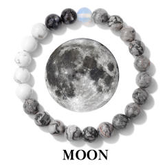 Solar System Eight Planets Energy Bracelet Natural stone bracelet