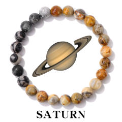 Solar System Eight Planets Energy Bracelet Natural stone bracelet