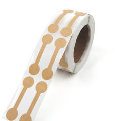 500pcs/roll kraft paper white paper jewelry tag
