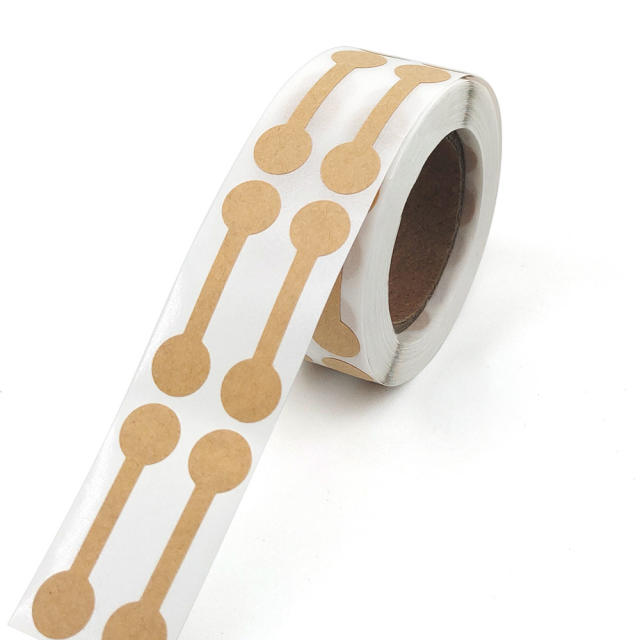 500pcs/roll kraft paper white paper jewelry tag