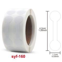 500pcs/roll kraft paper white paper jewelry tag