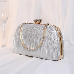 Personality Gradient color gliter women evening bag clutch bag