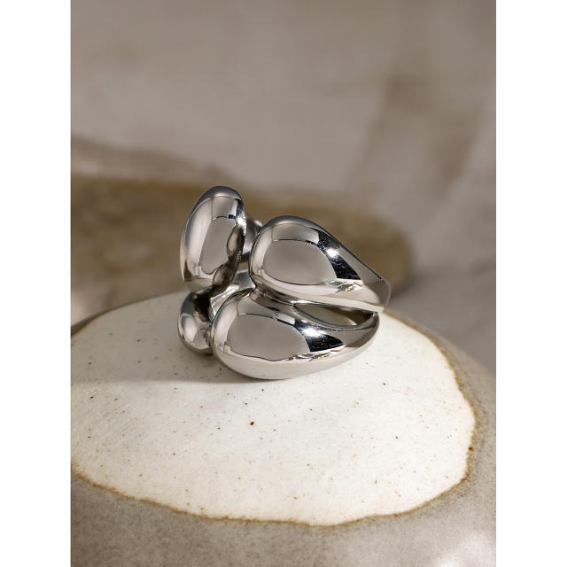 18KG Chunky design stainless steel finger rings