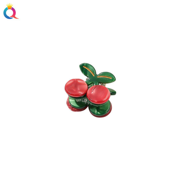 Summer sweet fruit design mini hair claw clips