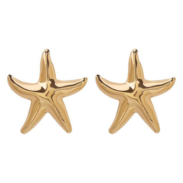Summer ocean series starfish big earrings
