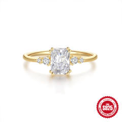 925 sterling silver classic diamond wedding rings