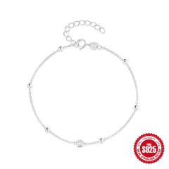 925 sterling silver heart bracelet