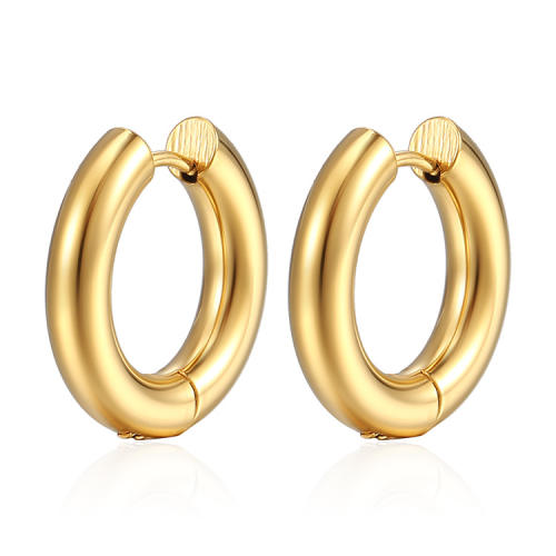 Classic easy match stainless steel huggie earrings small hoop earrings for men women