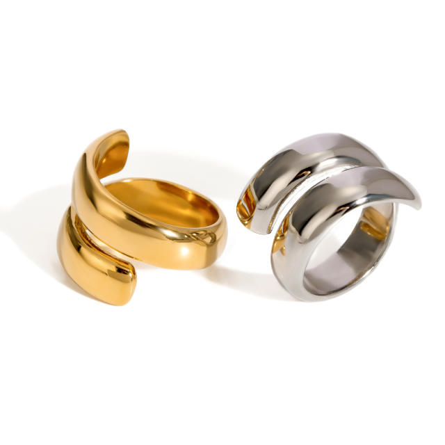 18kg Chunky easy match stainless steel finger rings