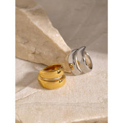 18kg Chunky easy match stainless steel finger rings