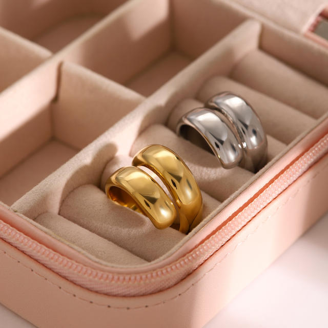 18kg Chunky easy match stainless steel finger rings