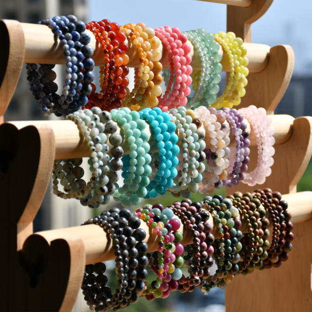 Summer natural stone beaded bracelet