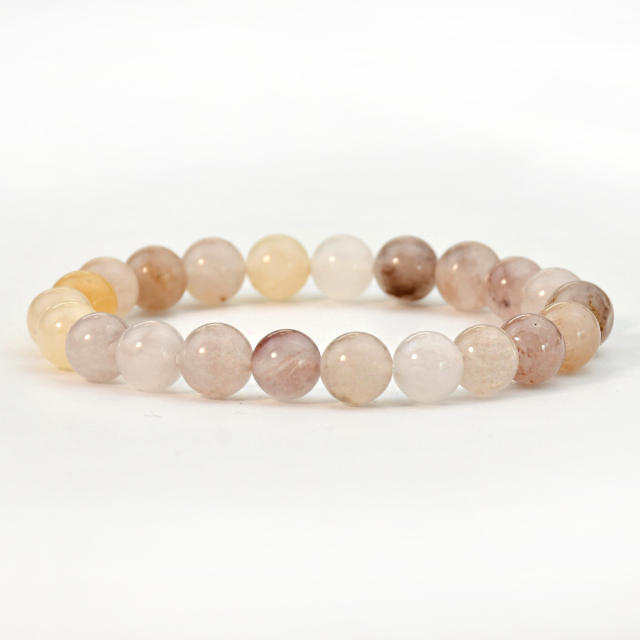 Summer natural stone beaded bracelet