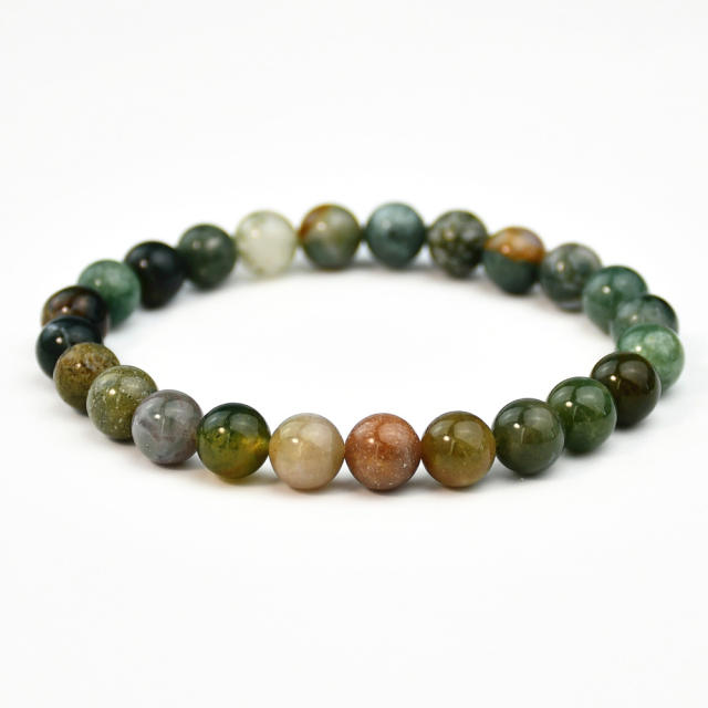 Summer natural stone beaded bracelet