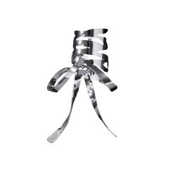 Korean fashion gold silver metal bow design ponytail hair clips hair cuff