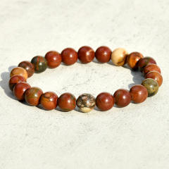 Summer natural stone beaded bracelet