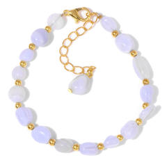 Natural stone colorful bead bracelet for friend