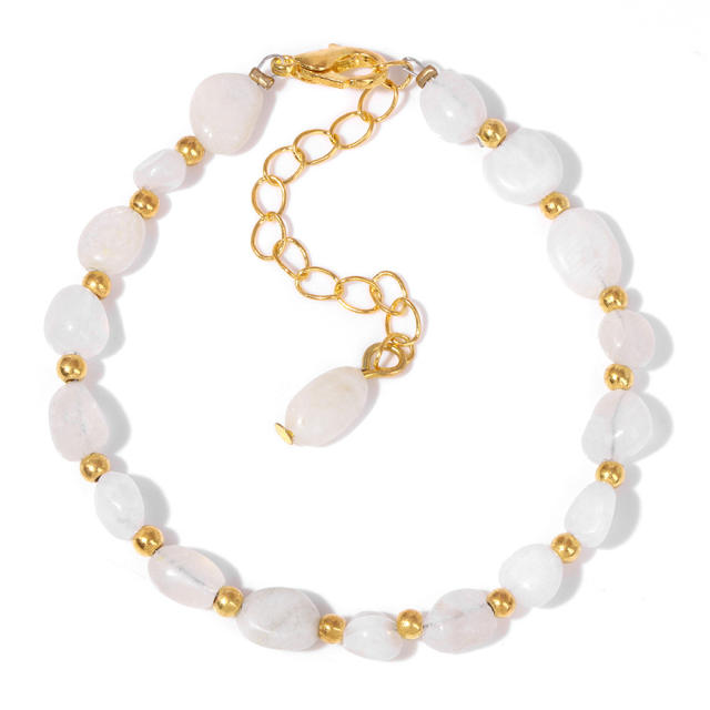Natural stone colorful bead bracelet for friend