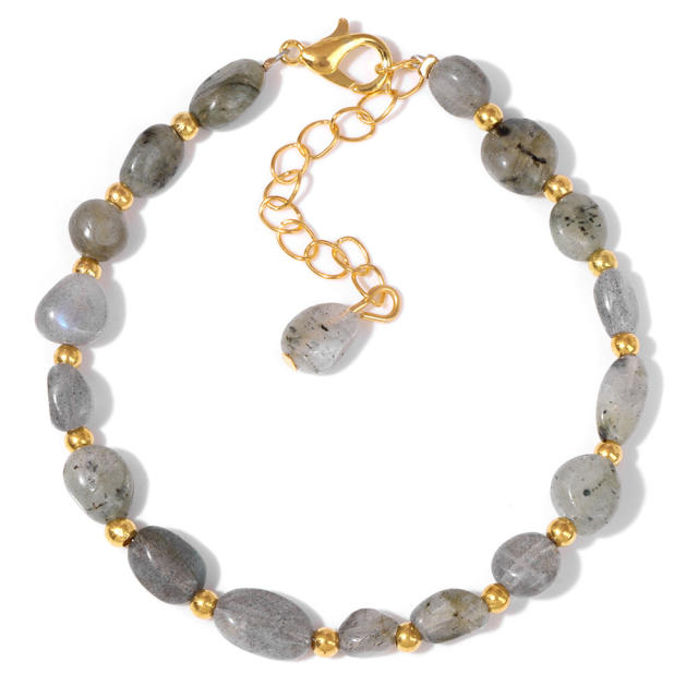 Natural stone colorful bead bracelet for friend