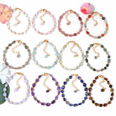 Natural stone colorful bead bracelet for friend