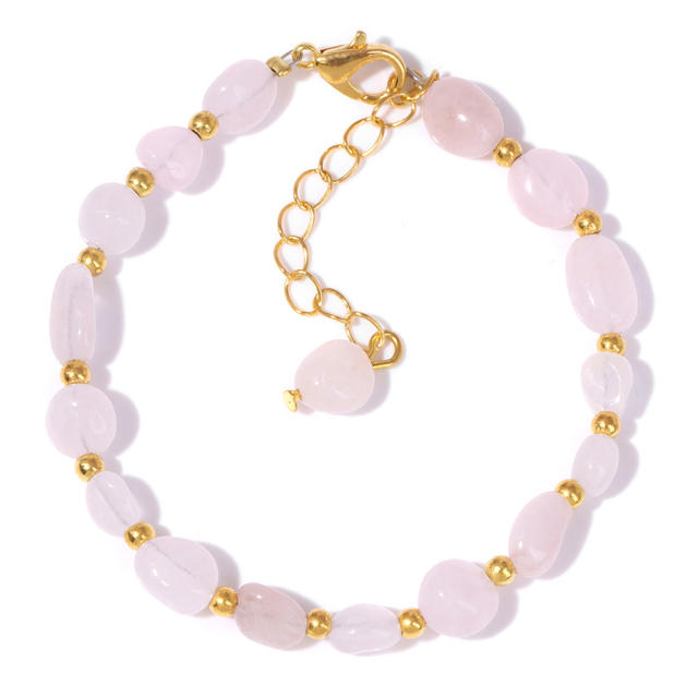 Natural stone colorful bead bracelet for friend