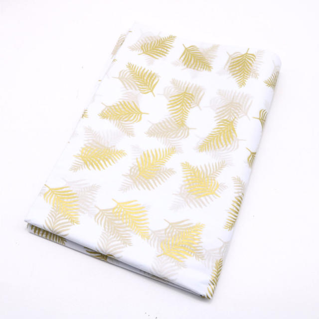 Unique leopard grain leaf design tissue paper gift wrap paper