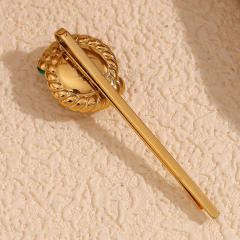 18KG vintage pearl bead stainless steel hair clips bobby pins