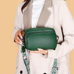 Popular Cowhide leather small size women crossbody bag
