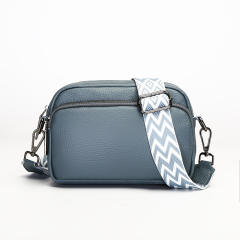 Popular Cowhide leather small size women crossbody bag