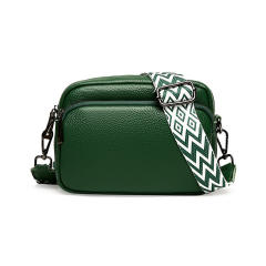 Popular Cowhide leather small size women crossbody bag