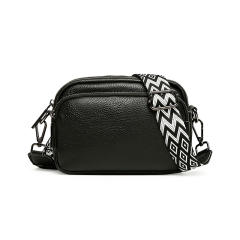 Popular Cowhide leather small size women crossbody bag