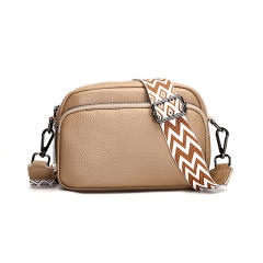Popular Cowhide leather small size women crossbody bag