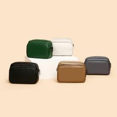 Popular Cowhide leather small size women crossbody bag