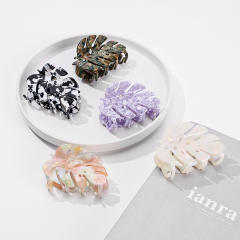 Summer beach trend Palm leaves Acetate hair claw clips 8cm
