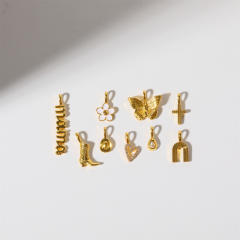 DIY dainty necklace boot cowboy hat cross butterfly heart pendant collection