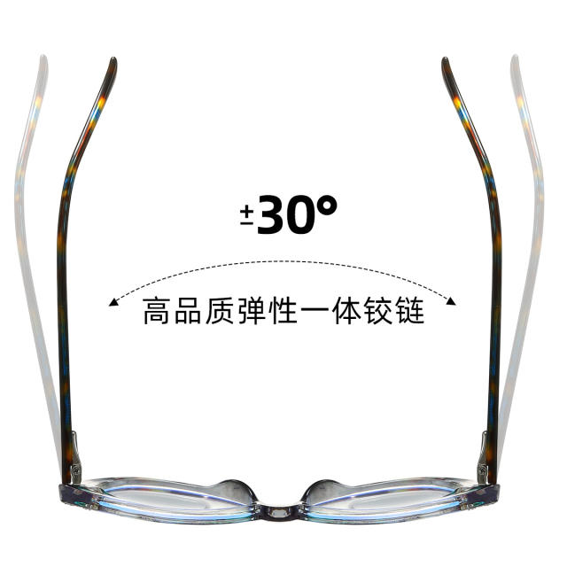 Personality colorful cat eye shape anti blue light reading glasses