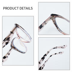 TR90 small cat eye frame women reading glasses anti blue light
